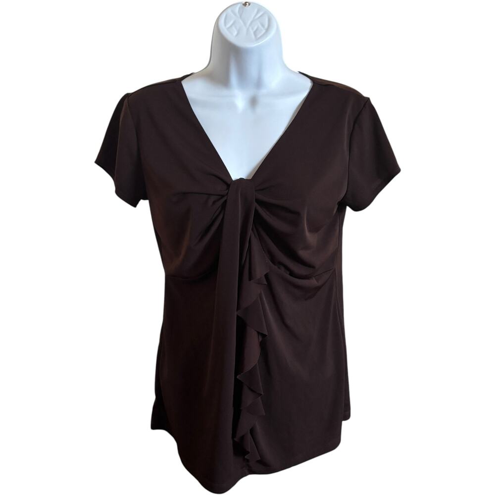 Suzie in the City M Casual Blouse Brown Regular